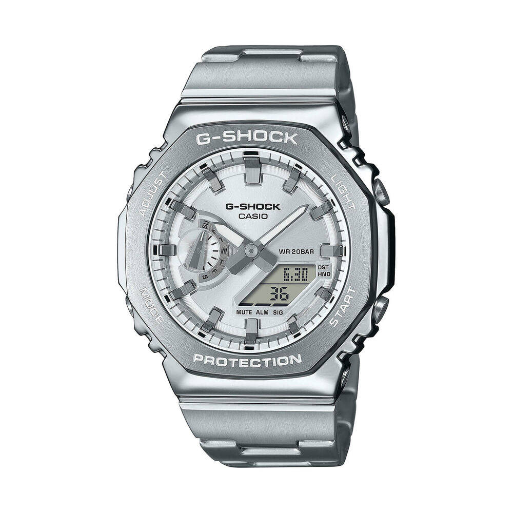 G-SHOCK G-STEEL 49.3mm Silver Dial Stainless Steel Bracelet Watch