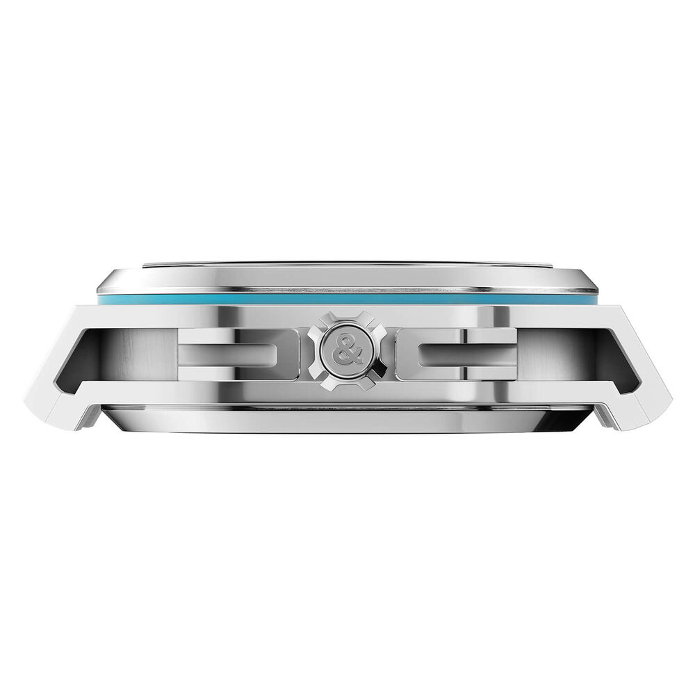 Bell & Ross BRX5 41mm Ice Blue Dial Steel Bracelet Watch image number 2