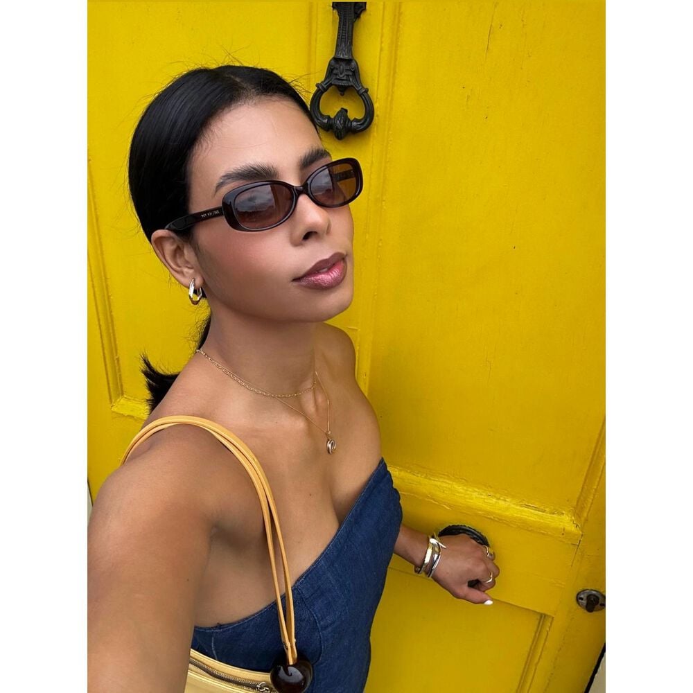 9ct Three Colour Gold Cubic Zirconia Open Knot Pendant (Chain Included) image number 5