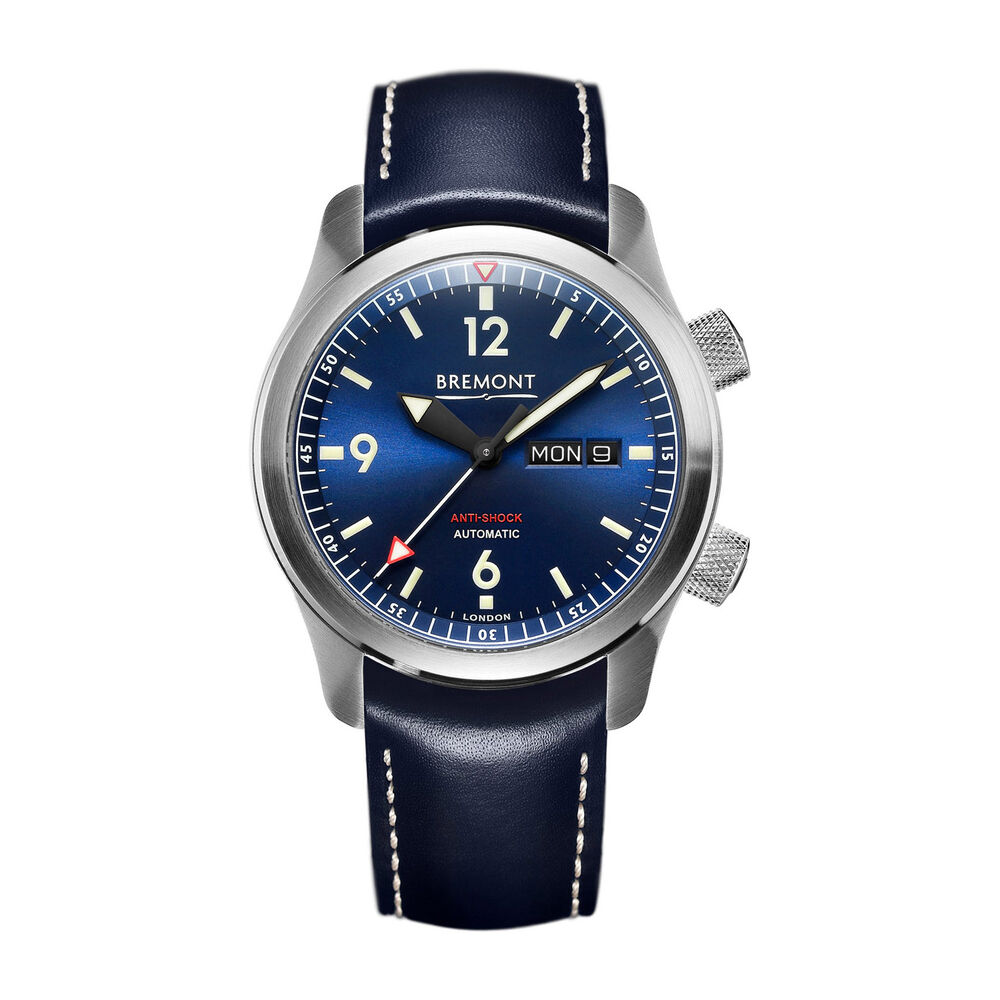 Bremont U-2 9th Reconnaissance Wing Blue Dial Blue Strap Gents Watch image number 0