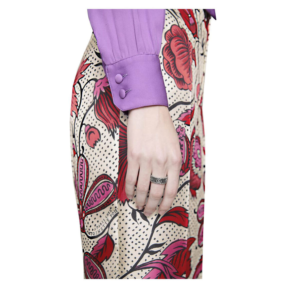 Gucci GG Marmont Motif Sterling Silver Ring (UK Size S)