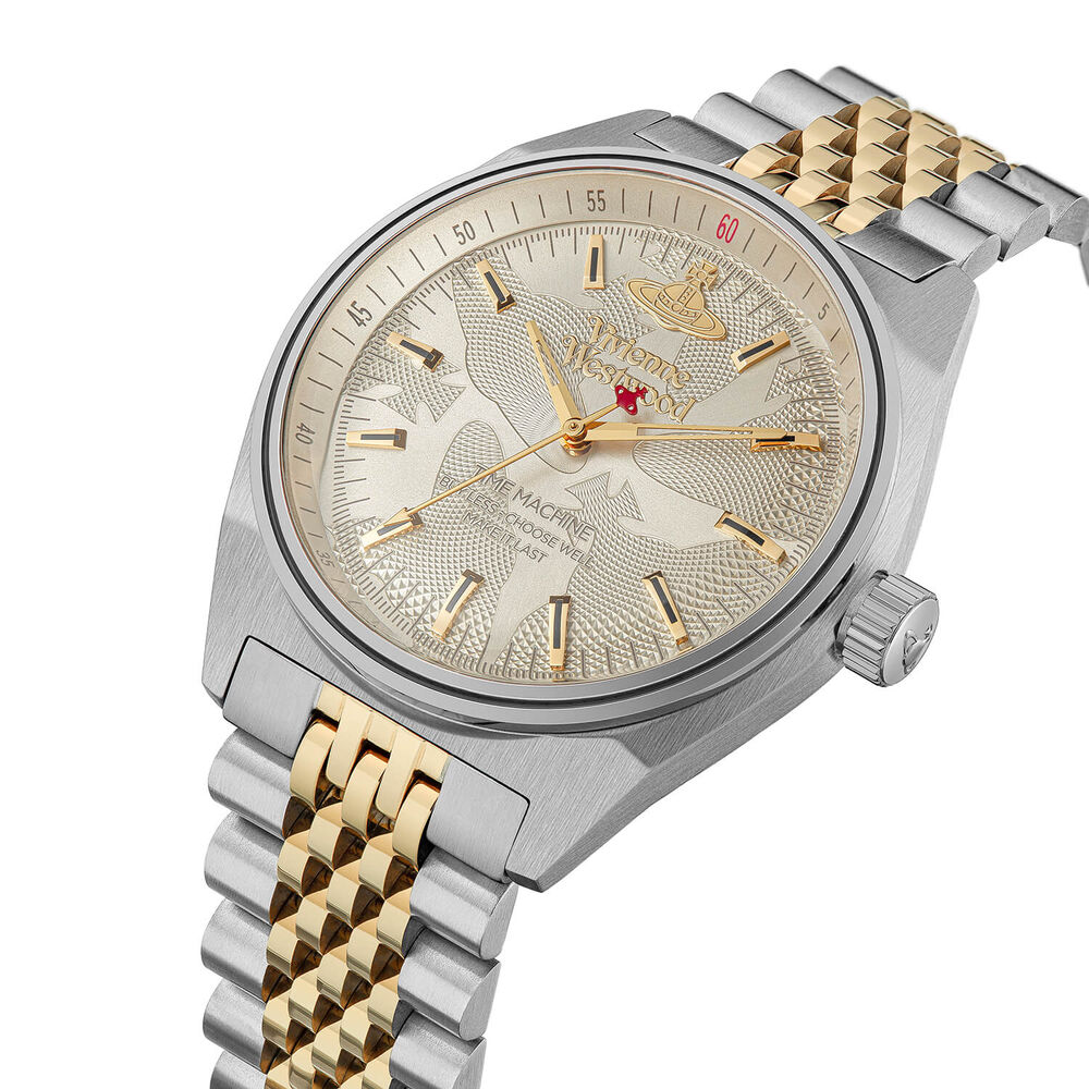 Vivienne Westwood Lady Sydenham 40mm Grey Dial Two Tone Steel Bracelet Watch image number 1
