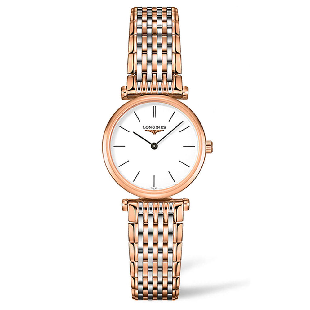 Longines Elegance La Grande Classique de Longines White Dial Rose Gold Watch