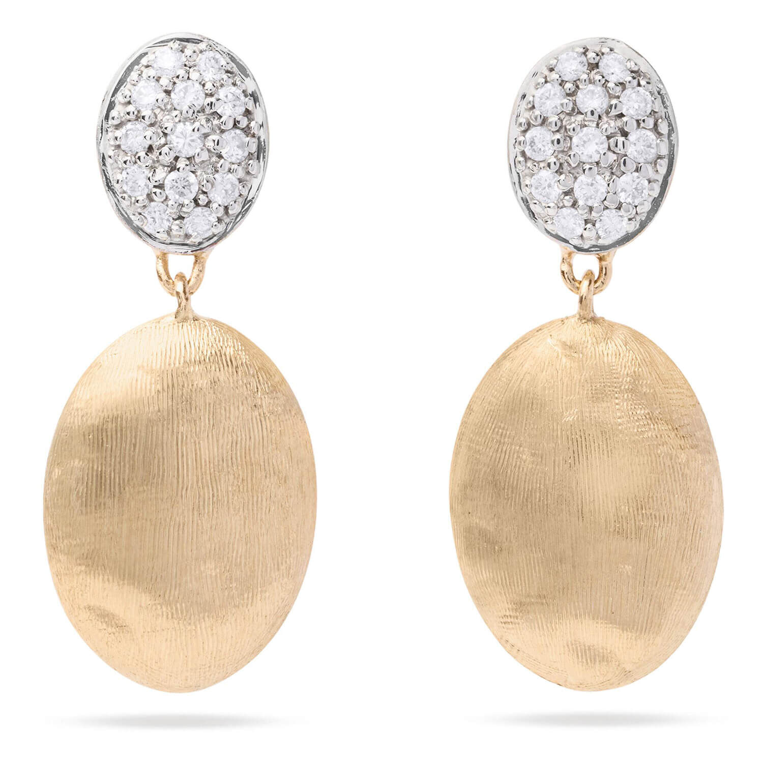 Marco Bicego Siviglia 18ct Yellow Gold Diamond Drop Earrings