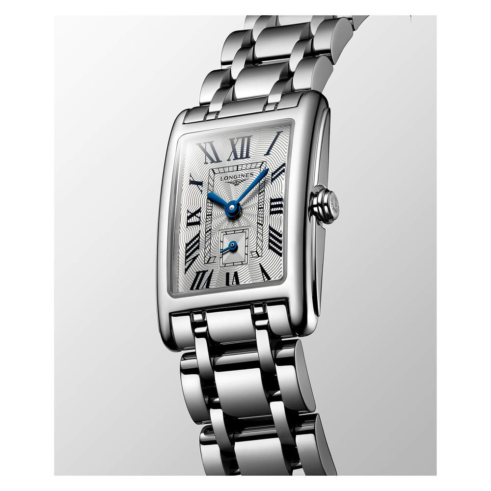 Longines Elegance DolceVita Silver Dial Steel Case Bracelet Watch