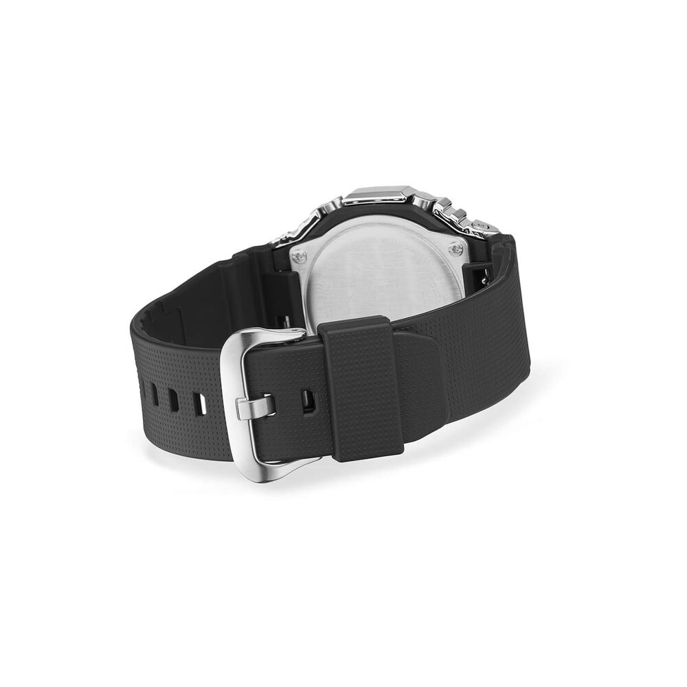G-SHOCK Metal Covered 49.3mm Dial Black Resin Strap Watch image number 4