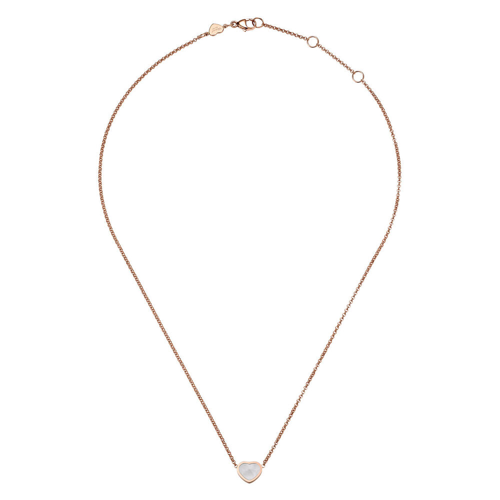 Chopard My Happy Hearts Mother of Pearl Rose Gold Necklace