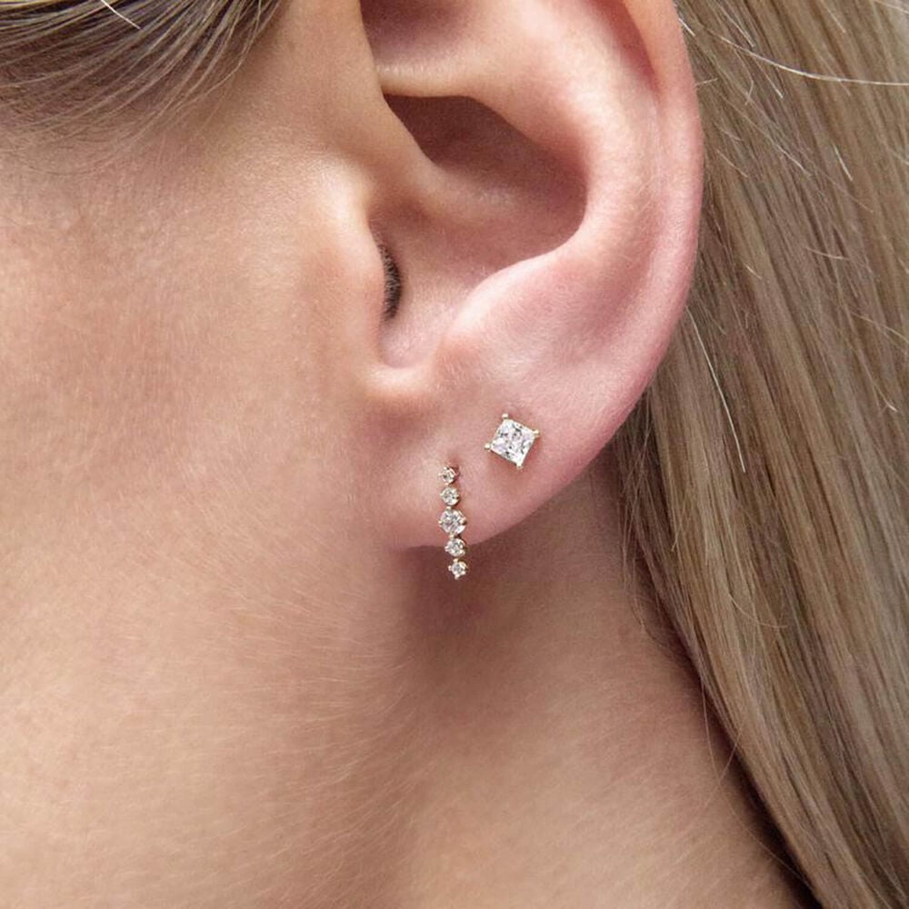 CARAT* London Chelsea Maho Single Stud Earring image number 1