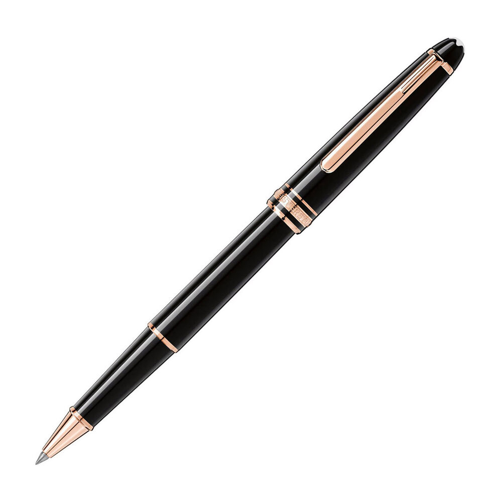 Montblanc Meisterstuck Classique rose gold-coated resin rollerball pen image number 0