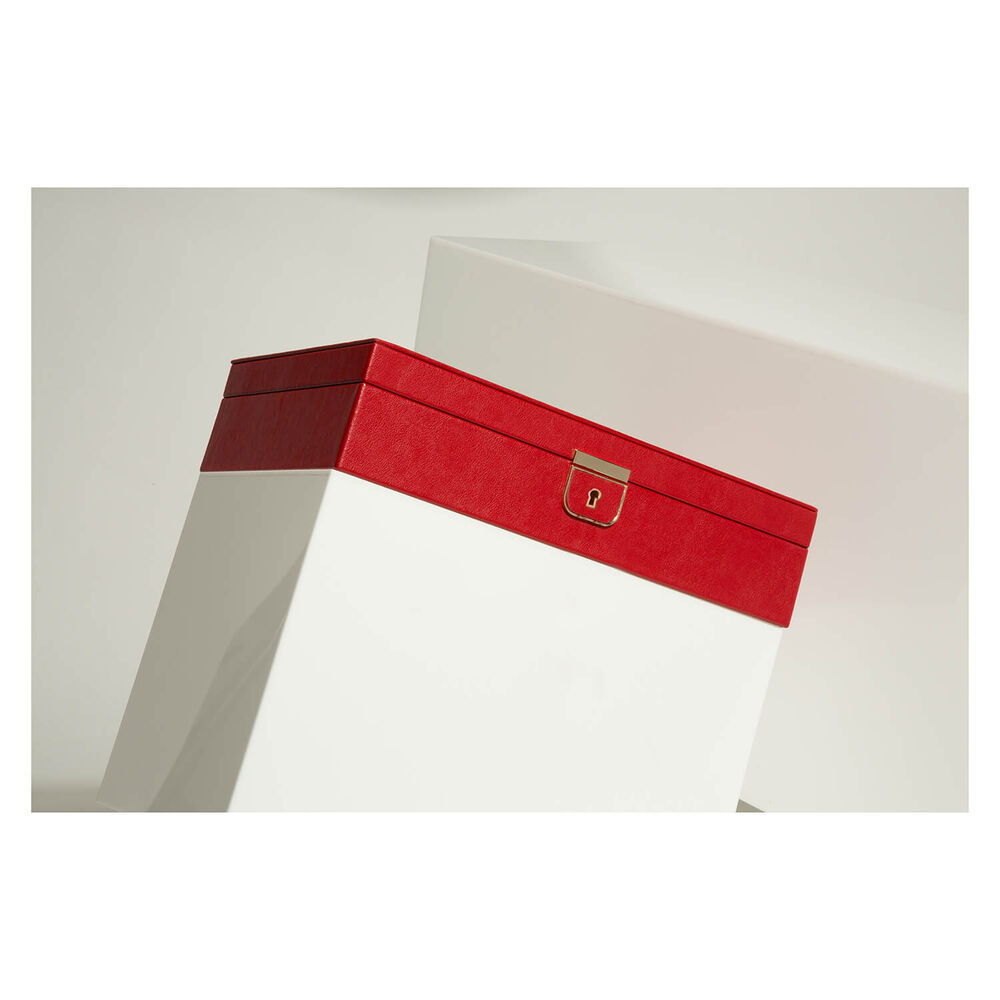 WOLF PALERMO Medium Red Jewellery Box image number 4