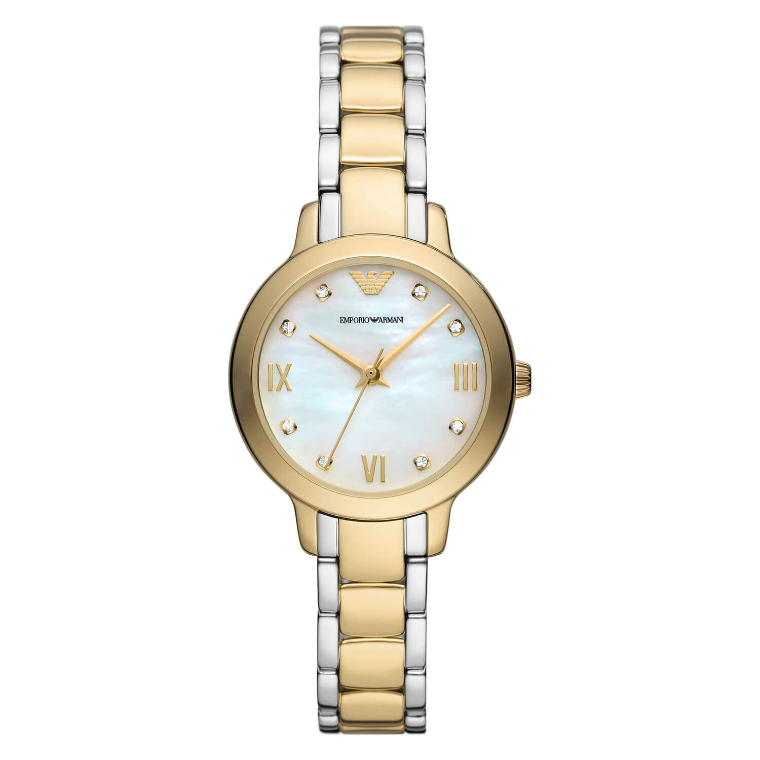 Armani watch white dial clearance