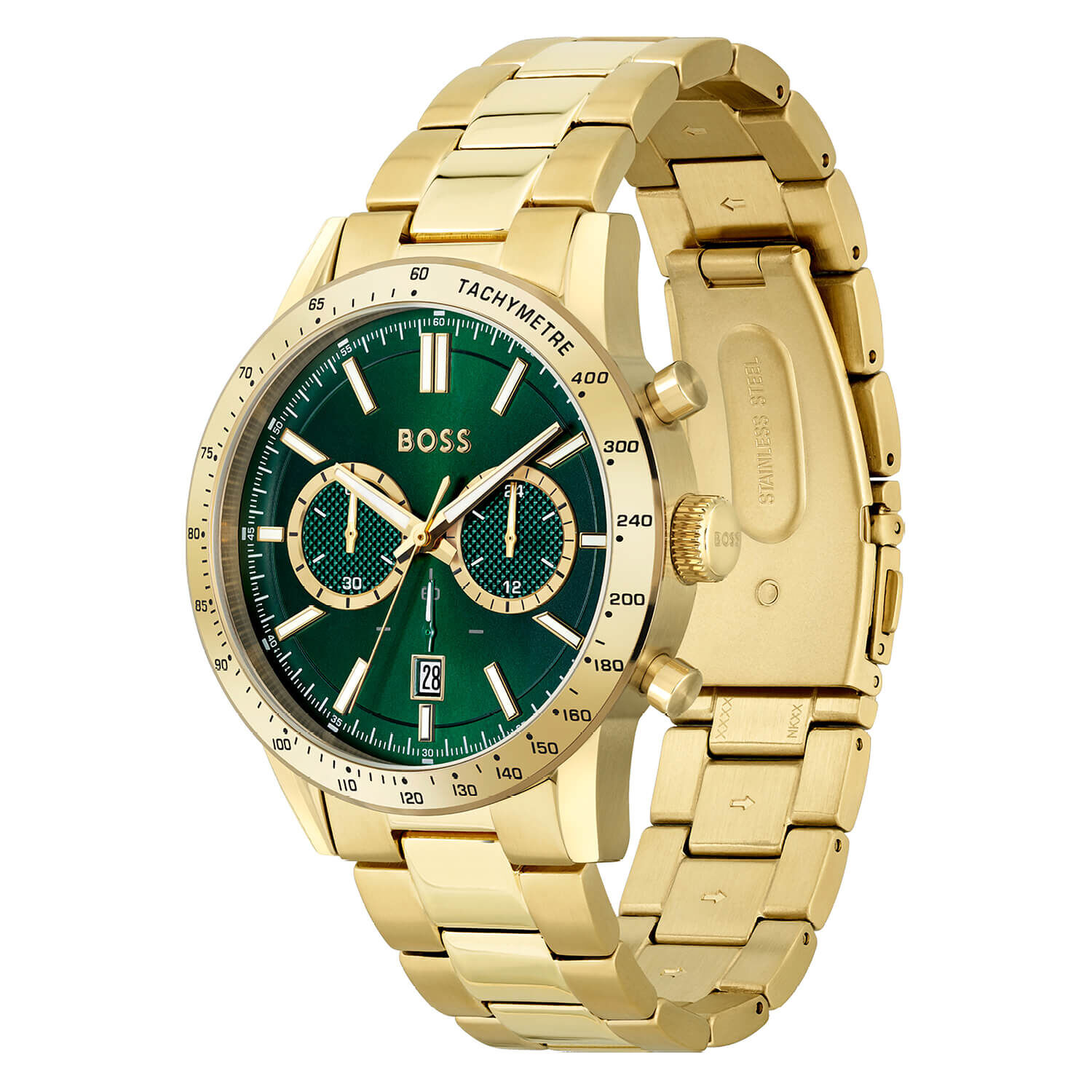 Hugo boss shop ikon watch gold