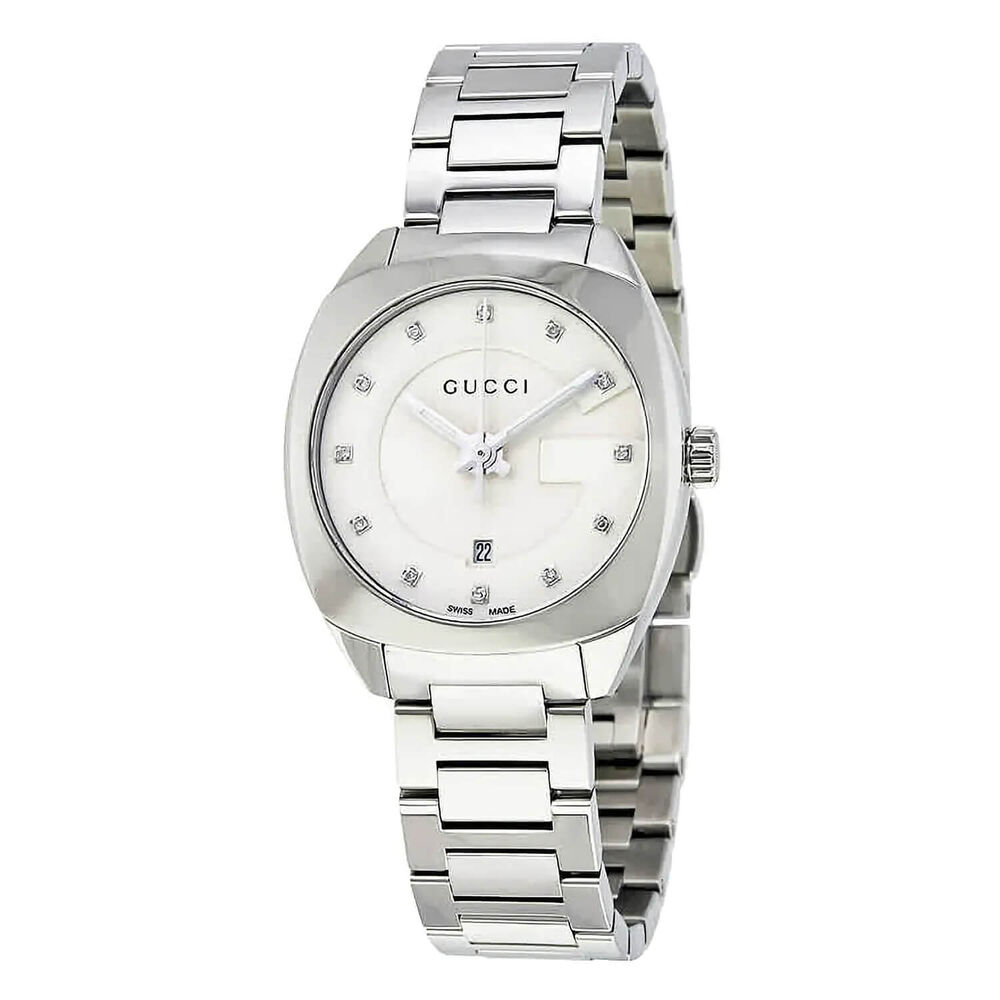 Gucci G-Frame 29mm Diamond Dot Stainless Steel Ladies' Watch