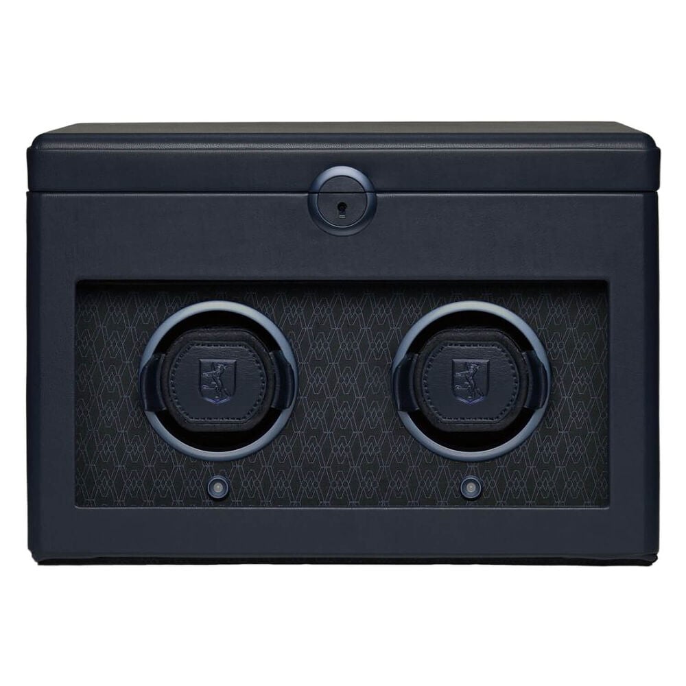 WOLF Earth Double Watch Winder Midnight Blue