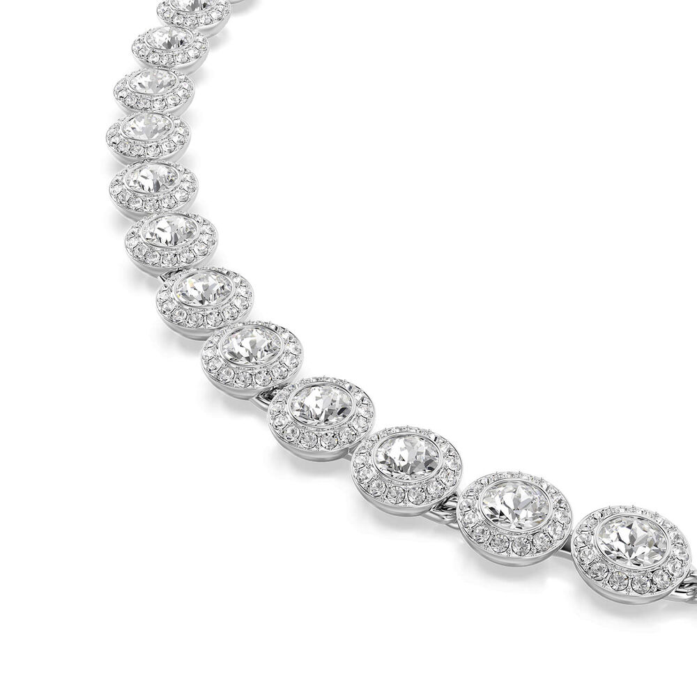 Swarovski Una Angelic Crystals Rhodium Plated Set