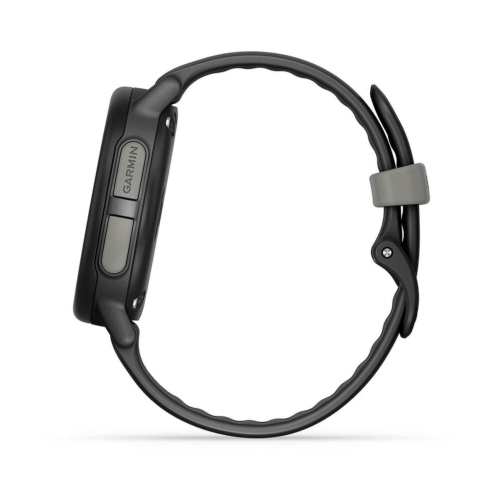 Garmin Bounce 2 43mm AMOLED Slate Grey Silicone Strap Watch image number 4