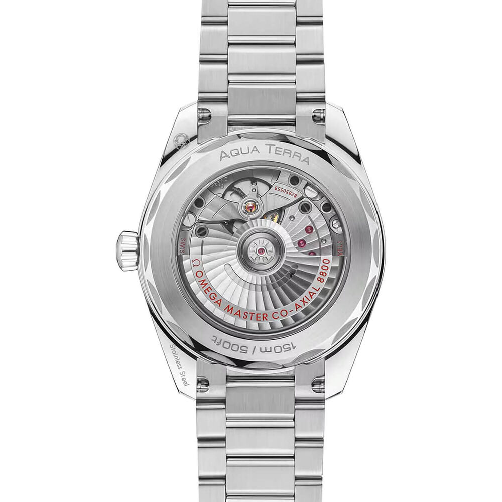 OMEGA Seamaster Aqua Terra Shades 38mm Lavender Dial Steel Bracelet Watch image number 3