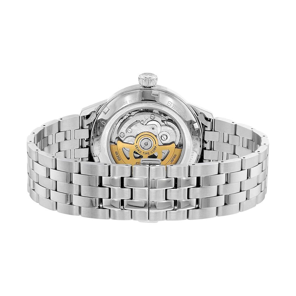Seiko Presage Cocktail &lsquo;Skydiving&rsquo; 40.5mm Blue Dial Steel Bracelet Watch