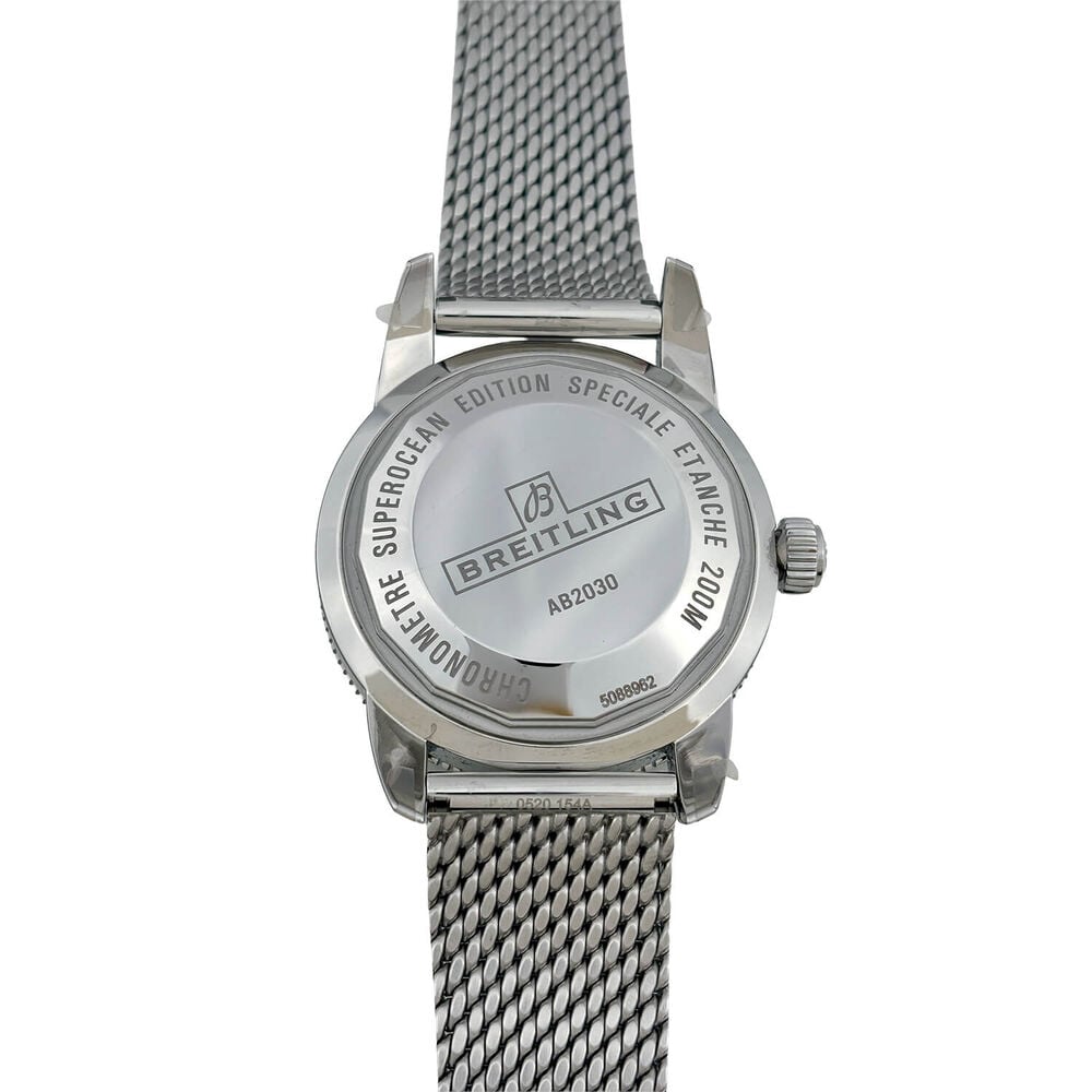 Pre-Owned Breitling Superocean Heritage II B20 Automatic 44mm Blue Dial Steel Bracelet Watch image number 2