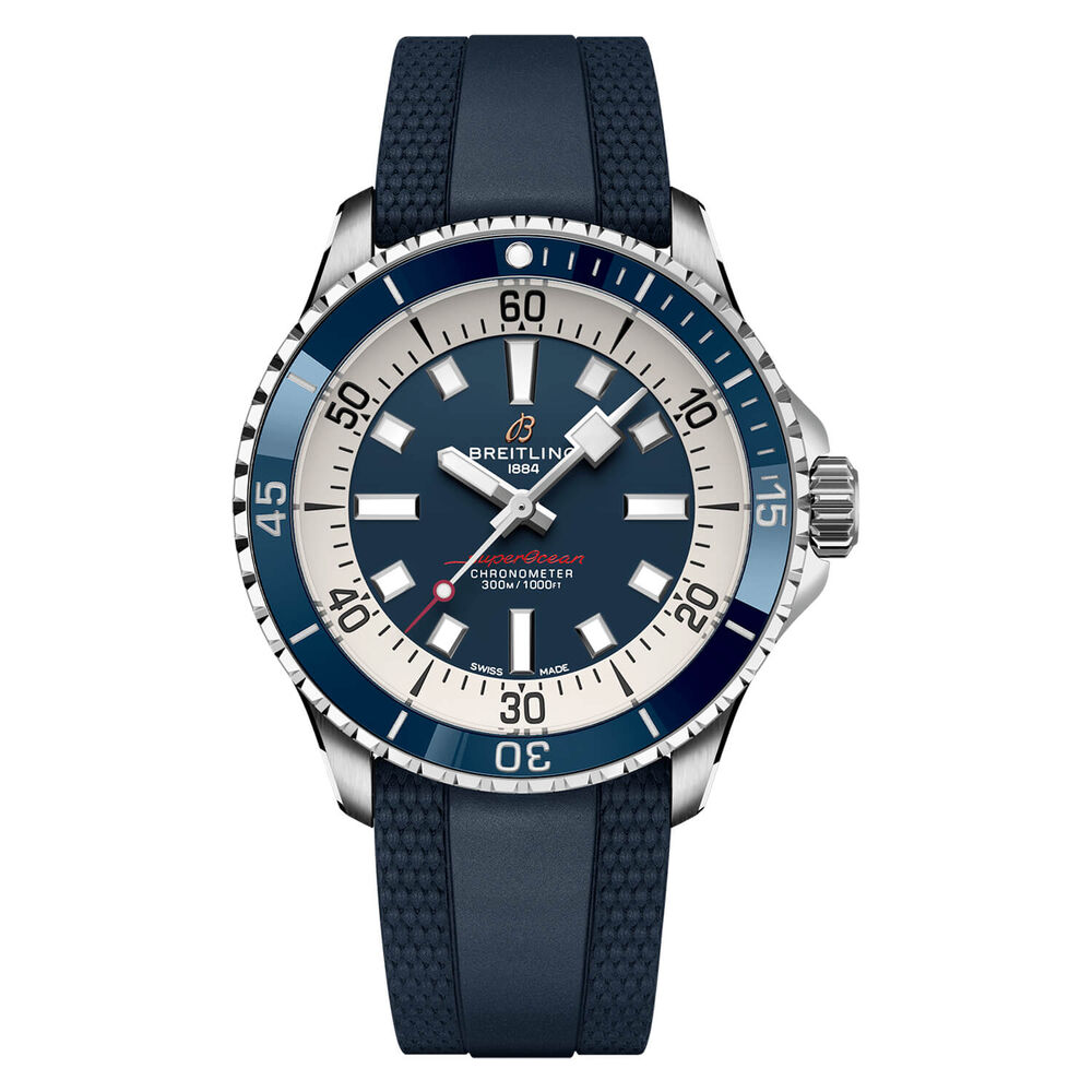 Breitling Superocean Automatic 42 Blue Dial Strap Watch image number 0