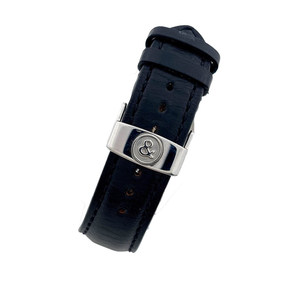 Pre-Owned Bell & Ross Vintage BR 126 Sport 43mm Black Dial Leather Strap Watch image number 2