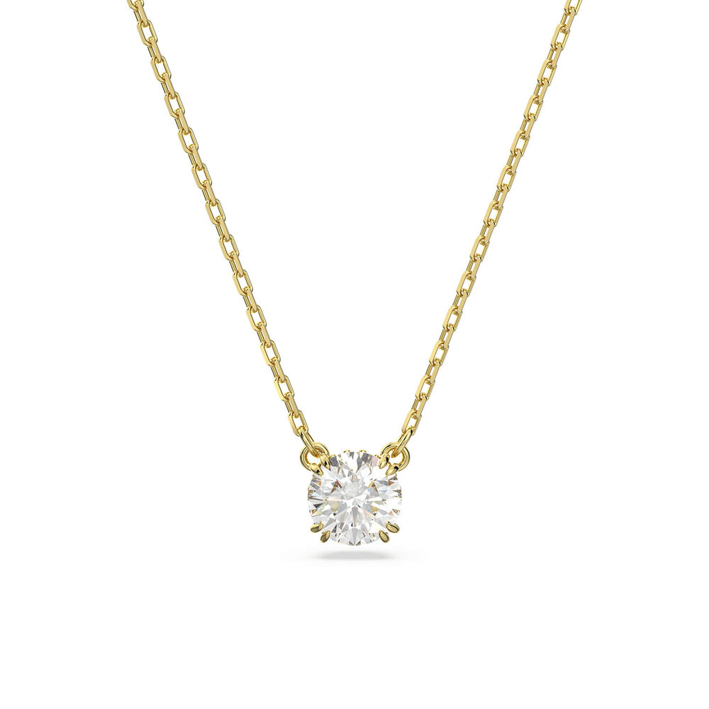 Swarovski Stilla Cubic Zirconia 18ct Yellow Gold Finished Pendant