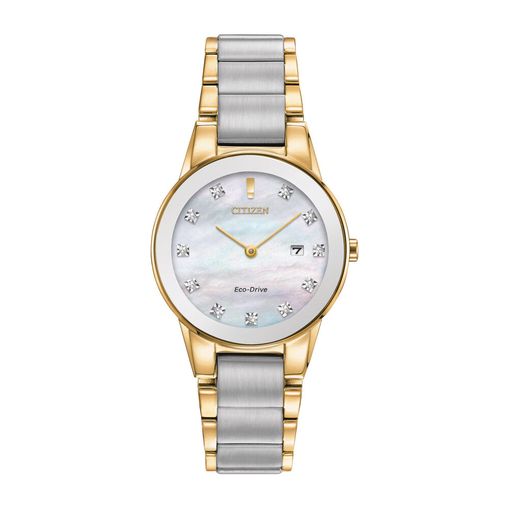 Citizen Eco Mother of Pearl and Axiom Diamond Ladies Watch