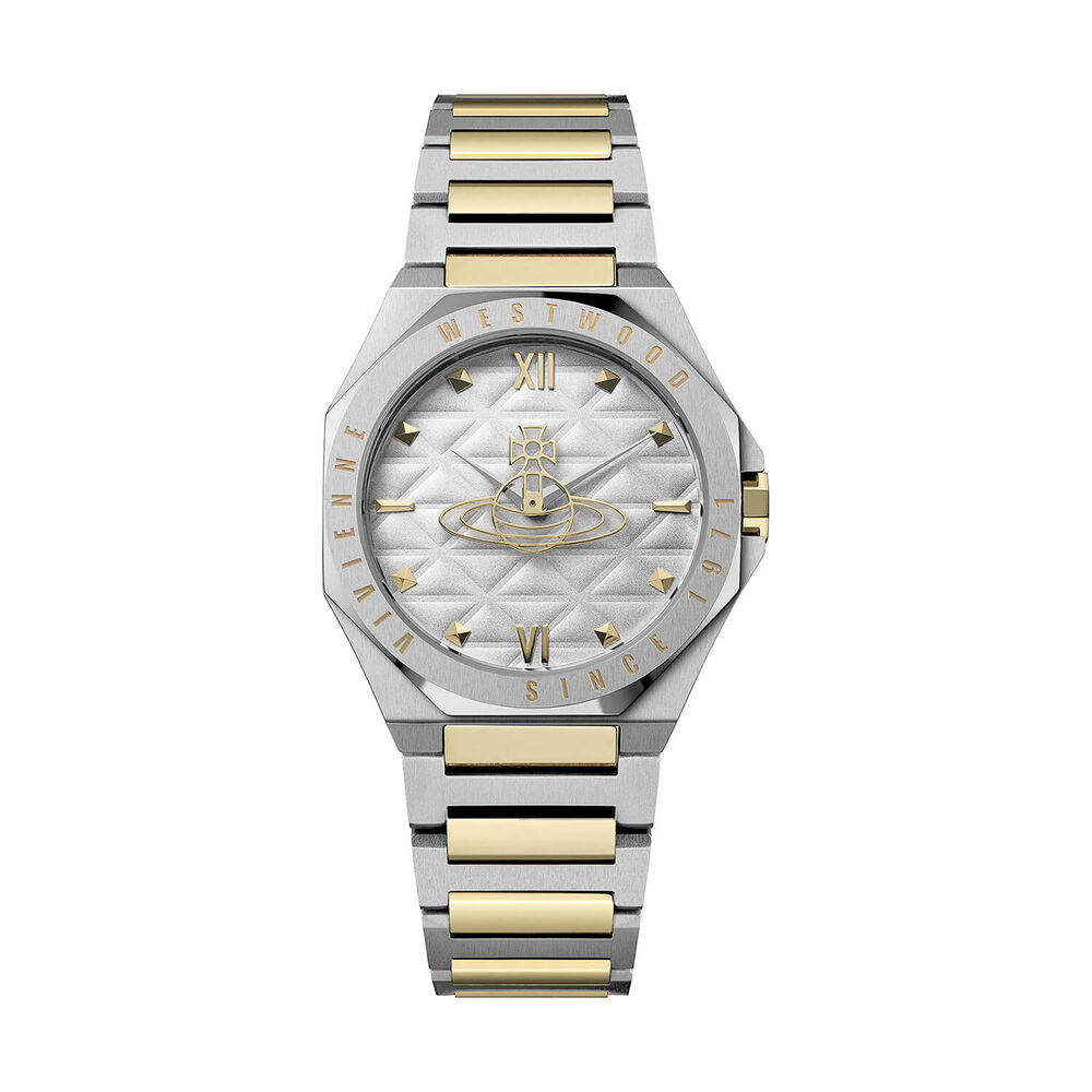 Vivienne Westwood The Aldgate 35mm Grey Dial Two Tone Steel Bracelet Watch