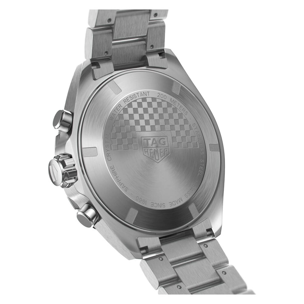 TAG Heuer F1 Tachymetre Blue Dial Steel Bracelet Men's Watch image number 3
