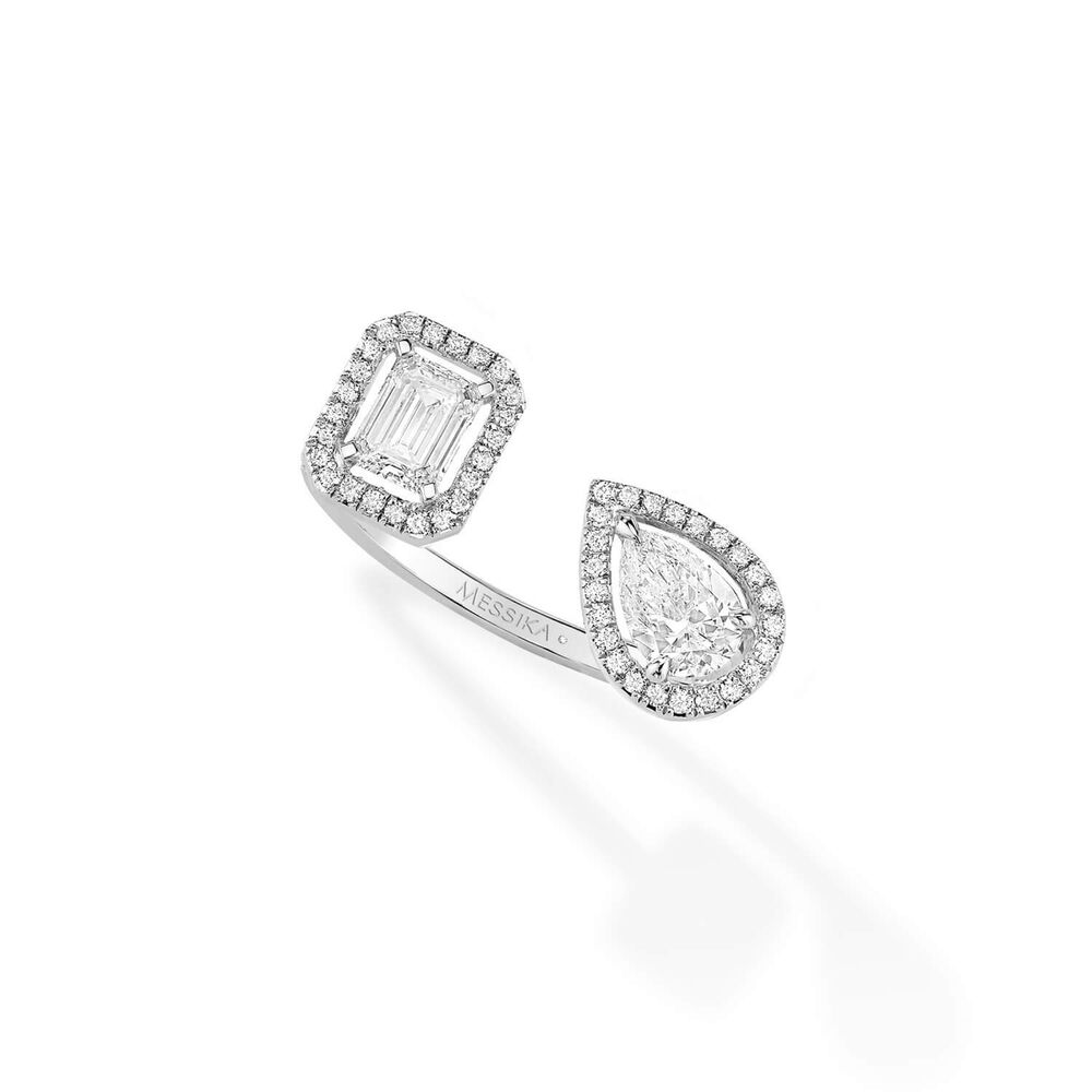 Messika My Twin & Toi Moi 18ct White Gold 0.69ct Diamond Ring (Size L)