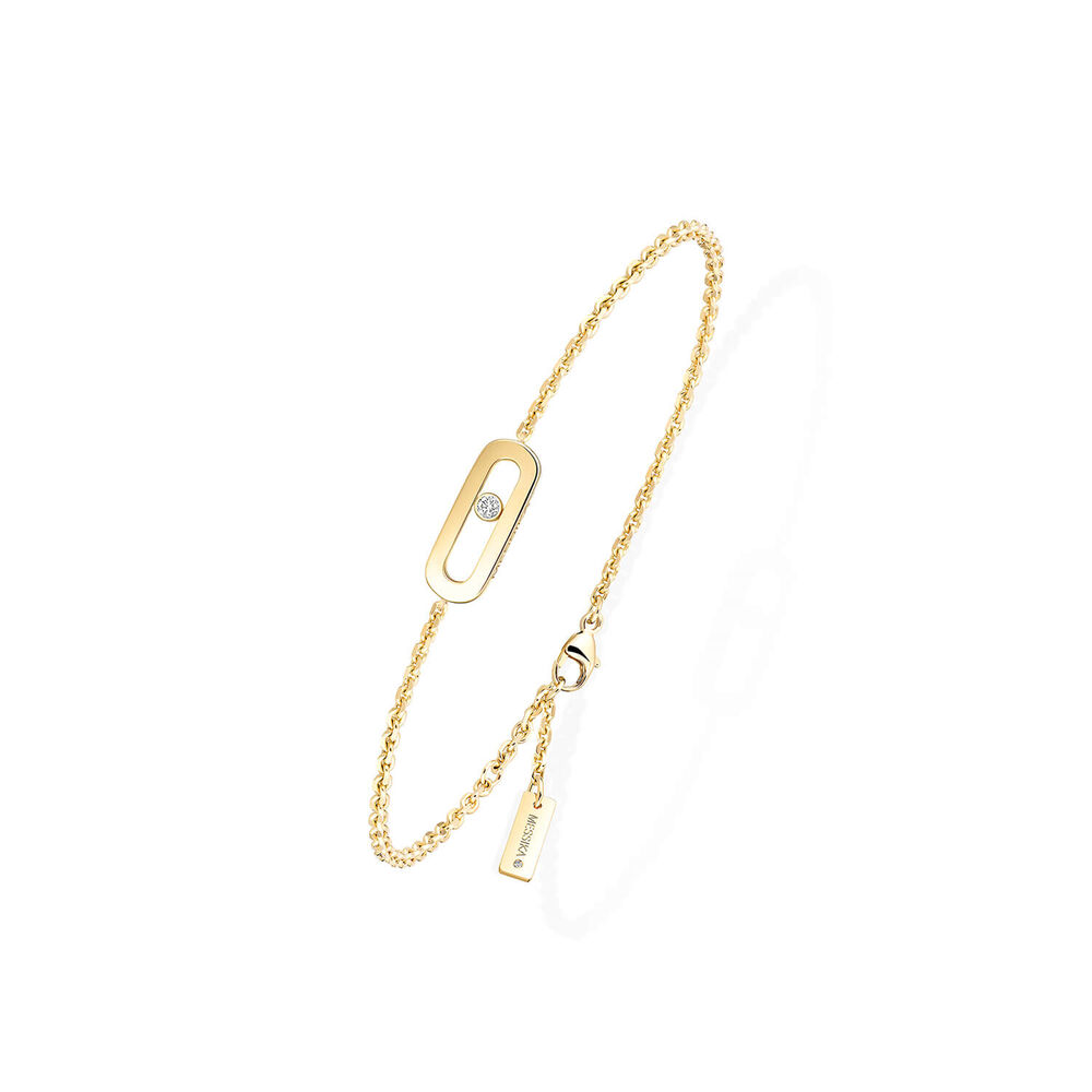 Messika Move Uno 0.02c Diamond Yellow Gold Bracelet
