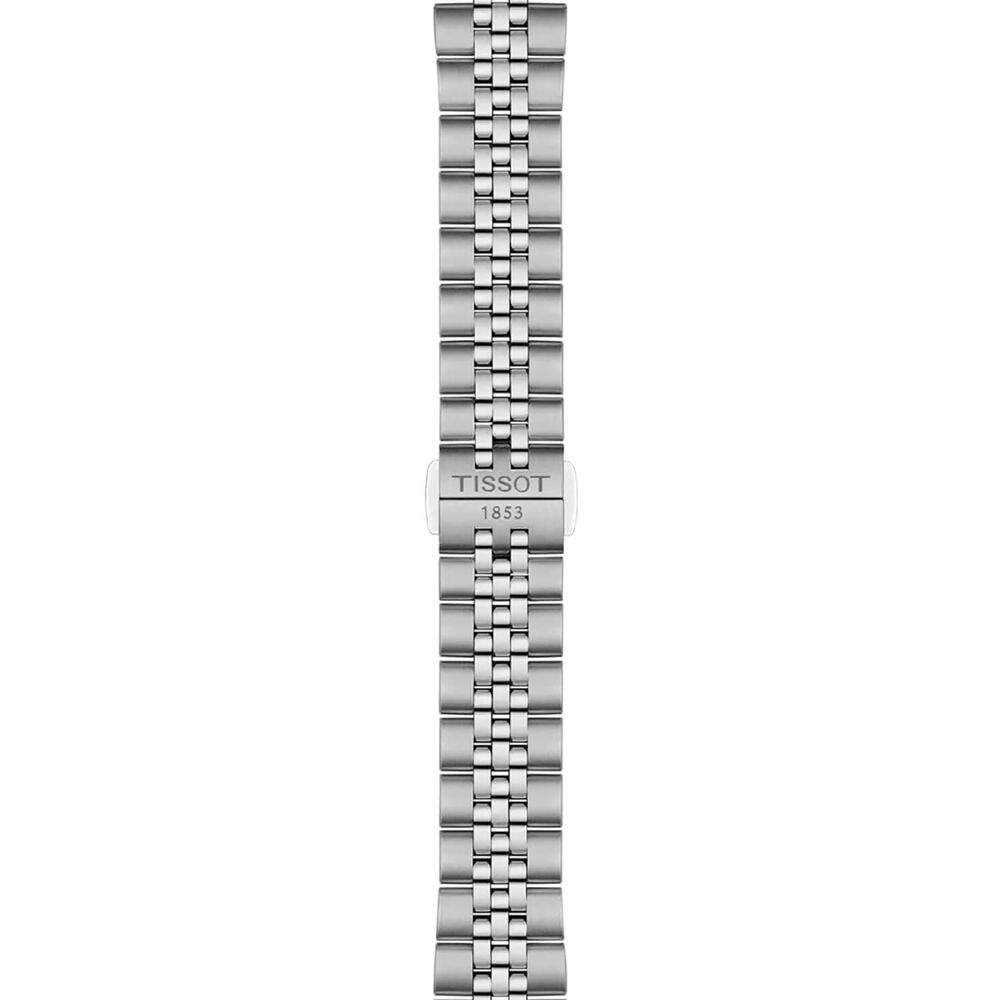 Tissot Ballade Powermatic 48 COSC 30mm Ice Blue Dial Steel Bracelet Watch image number 5