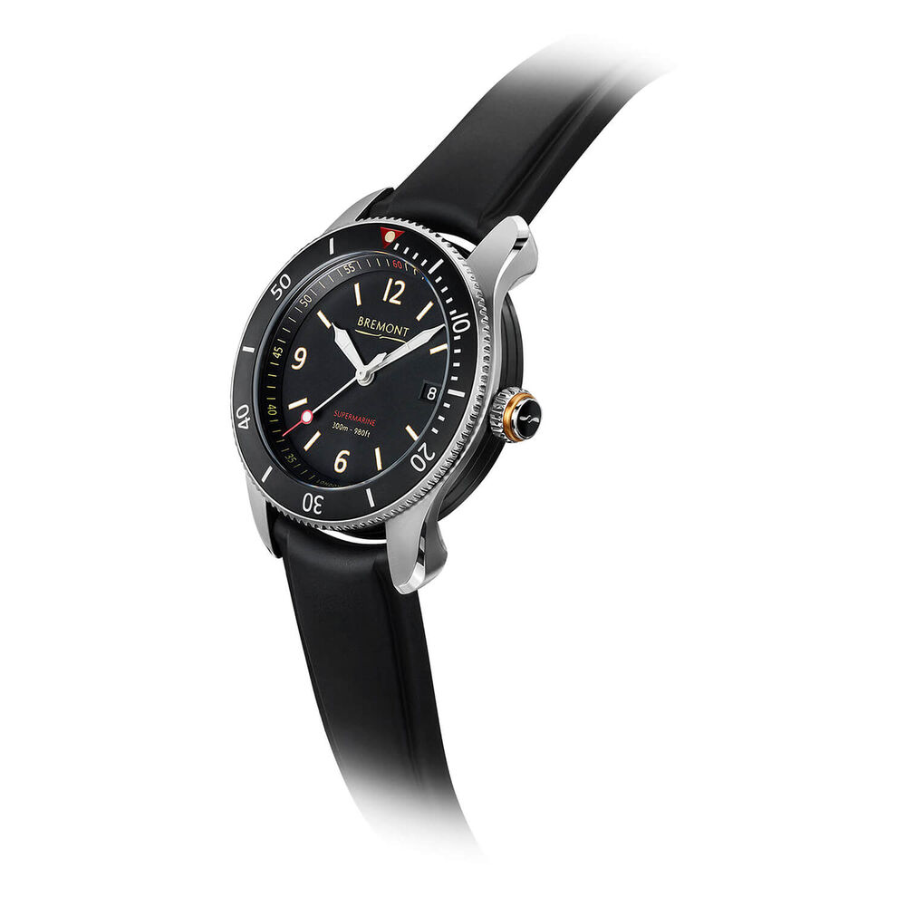 Bremont Supermarine Type 300 Black Strap Black Dial Watch