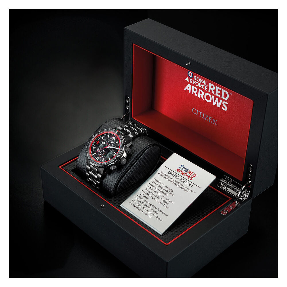 Citizen Eco-Drive Limited Edition Red Arrows Skyhawk A.T 46mm PVD Case Watch image number 4