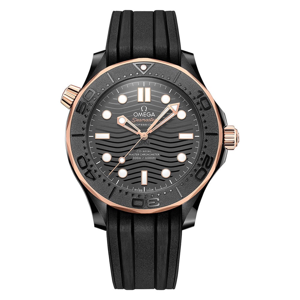 OMEGA Seamaster 300 Co-Axial Master Chronometer 43.5mm Dial Ceramic Case Watch