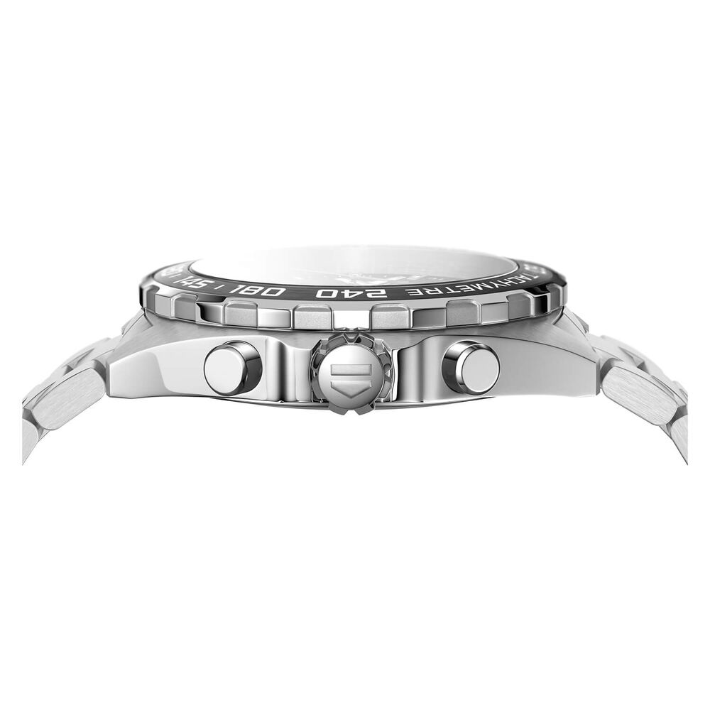 TAG Heuer Formula 1 Mens 43mm Black Dial Steel Bracelet Watch
