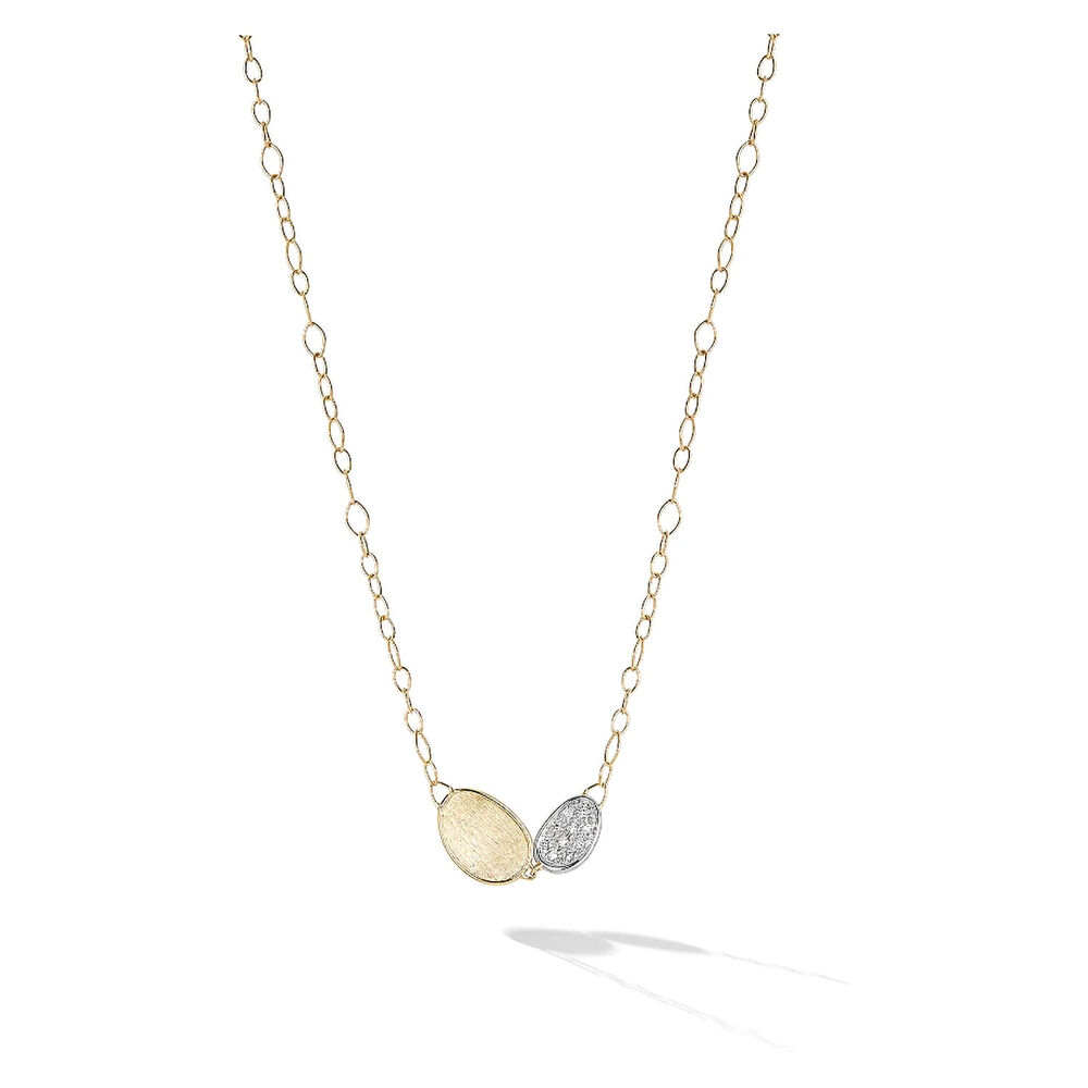 Marco Bicego Lunaria 18ct Yellow Gold Diamond Necklace