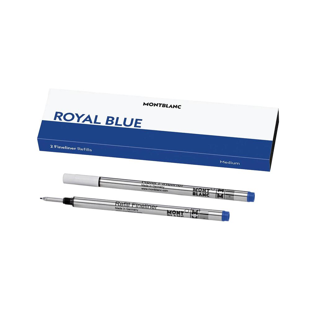 Montblanc Royal Blue Two Medium Fineliner Refills image number 0