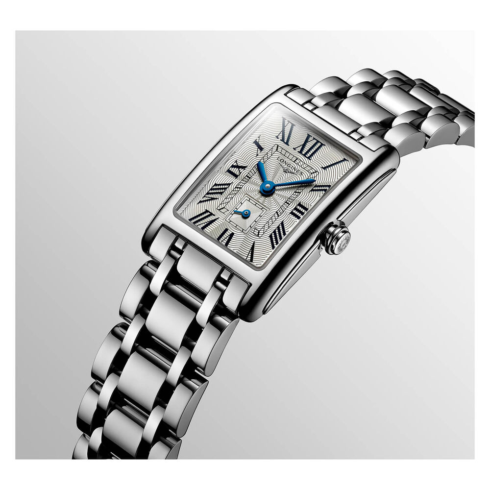 Longines Elegance DolceVita Silver Dial Steel Case Bracelet Watch
