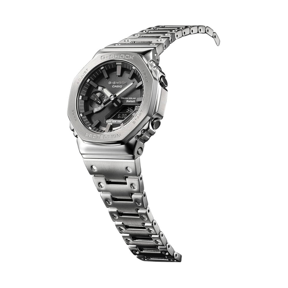 G-SHOCK Full Metal 49.8mm Black Dial Stainless Steel Bracelet Watch image number 1