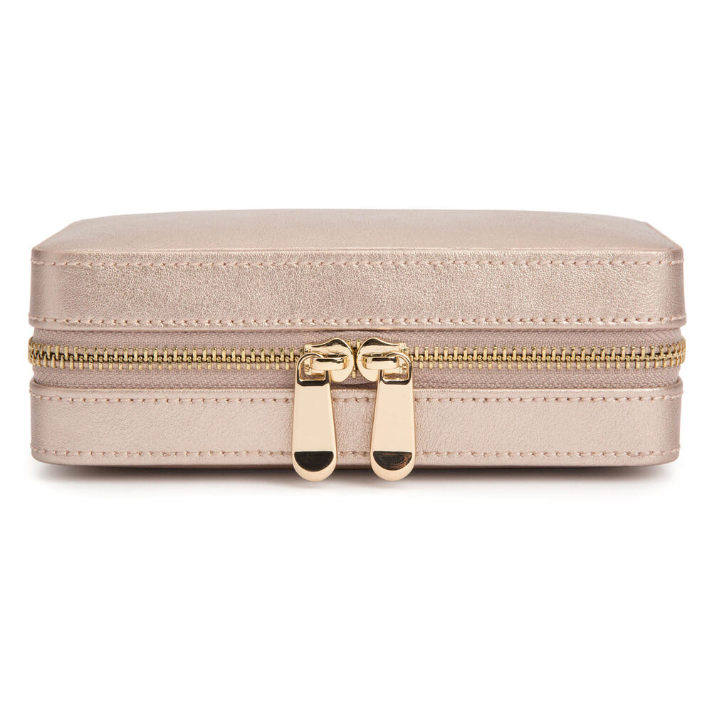 WOLF PALERMO Rose Gold Zip Travel Case image number 0