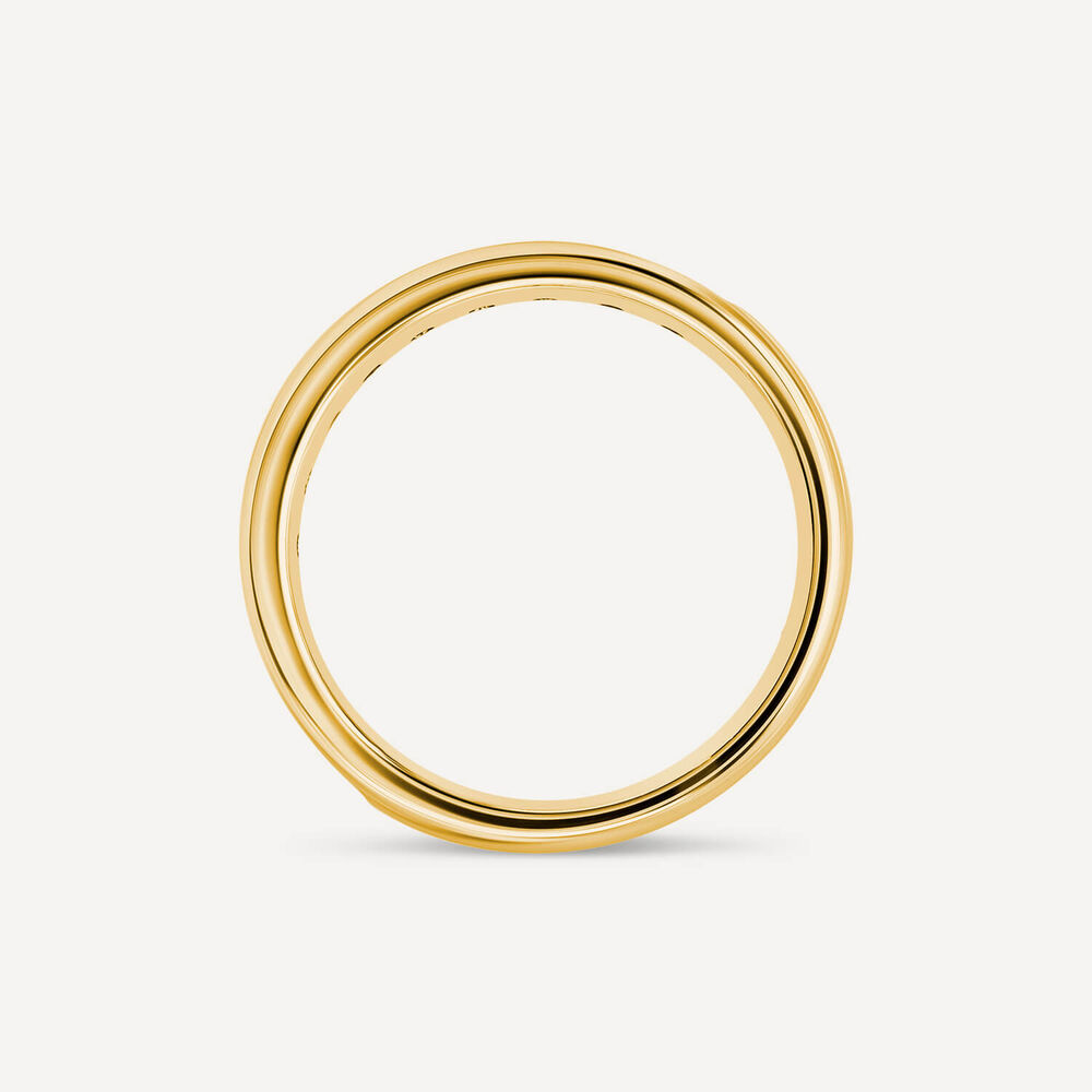 9ct Yellow Gold 3.5mm 0.60ct Diamond Channel Set Wedding Ring- (Special Order) image number 3