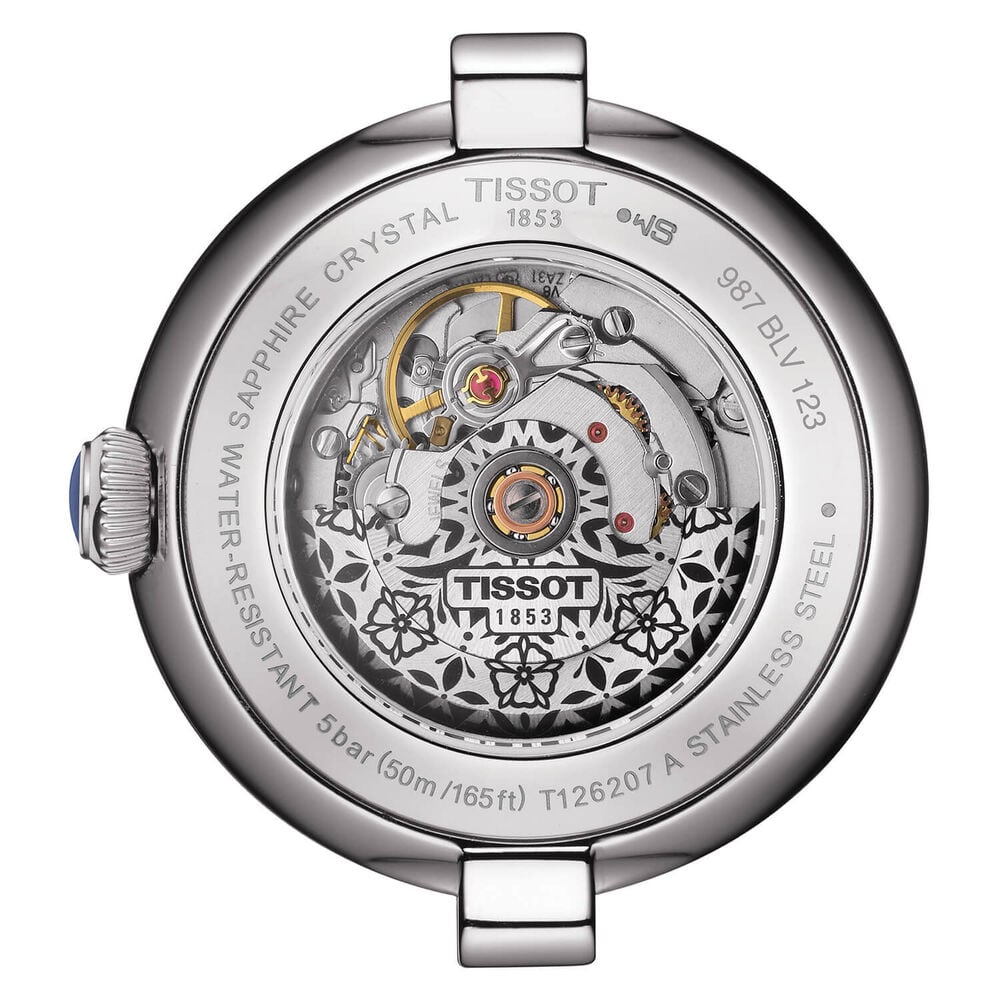 Tissot Bellissima 29mm Automatic Silver Dial Steel Bracelet Watch image number 1