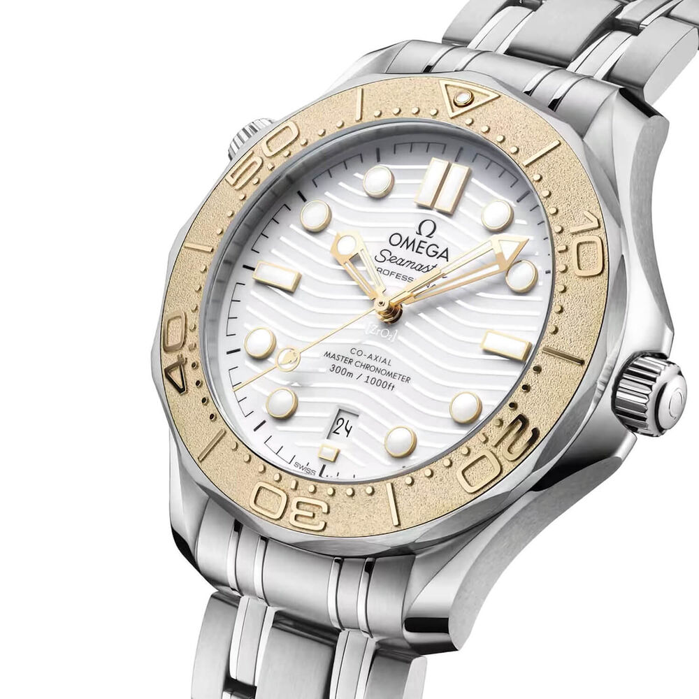OMEGA Seamaster Diver 300M  Master Chronometer Paris 2024 42mm White Dial Bracelet Watch image number 1