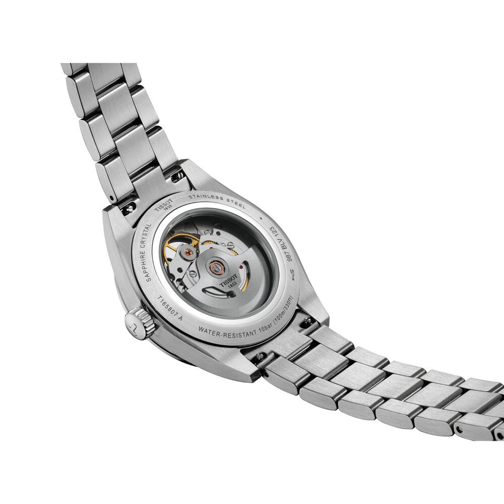 Tissot Gentleman Auto 38mm Blue Dial Steel Case Bracelet Watch