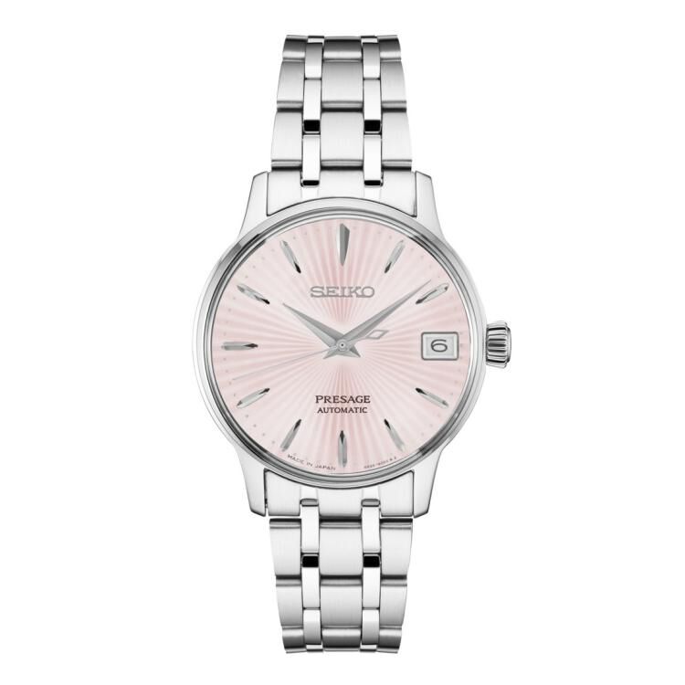 Seiko Presage Cocktail Time Cosmopolitan 33.8mm Pink Dial