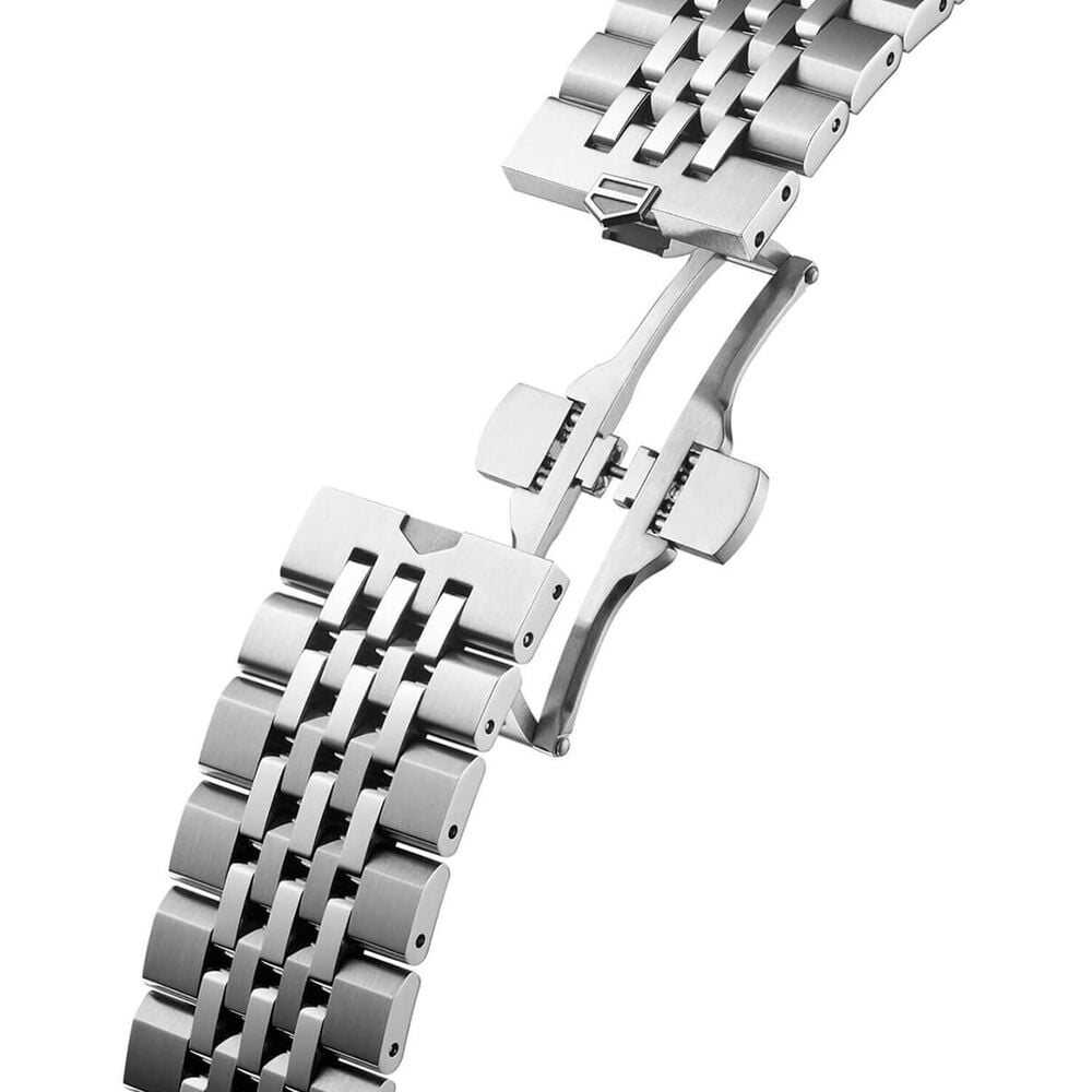 TAG Heuer Carerra Chronograph 41mm Blue Dial Steel Bracelet Watch image number 4