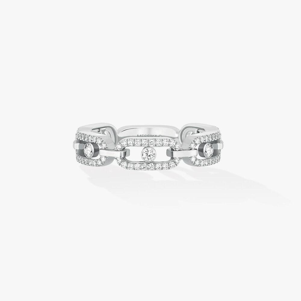 Messika Move Link Multi Pave 0.43ct Diamond White Gold Ring