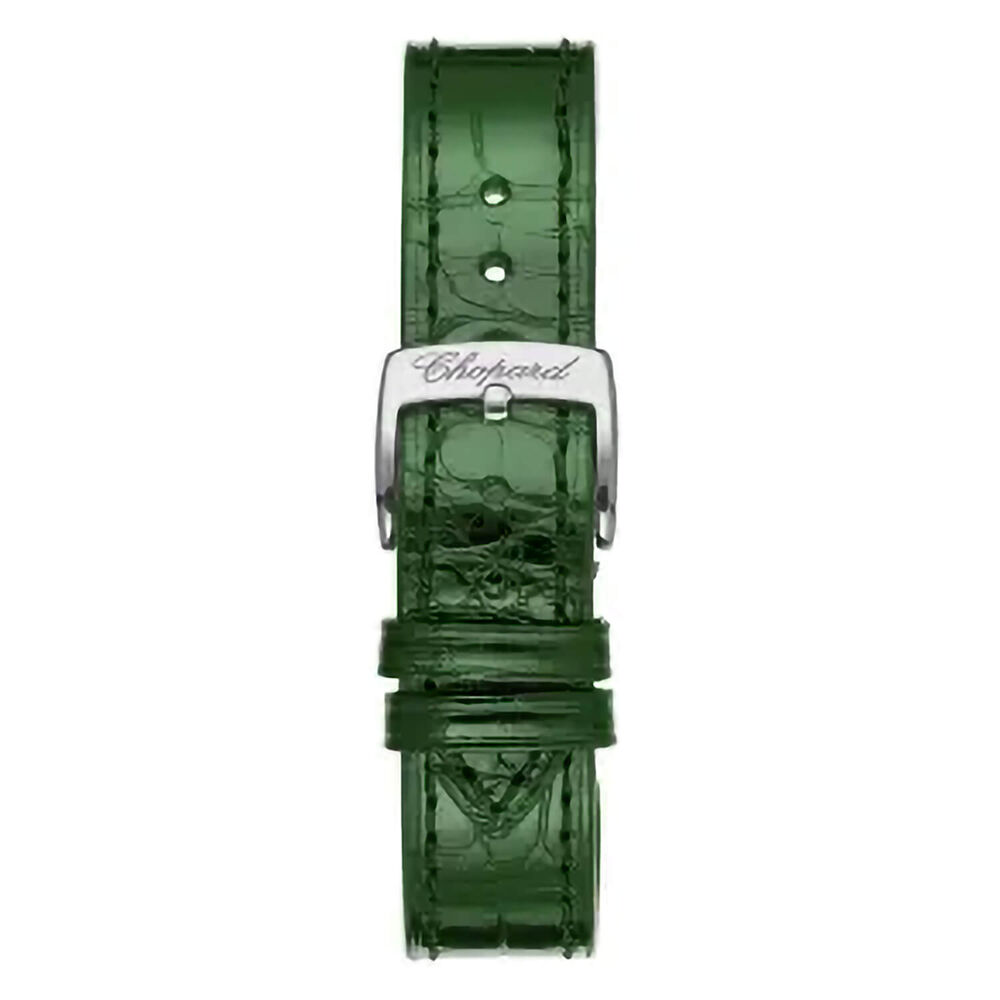 Chopard Happy Sport 30mm Green Dial Green Strap Watch image number 3