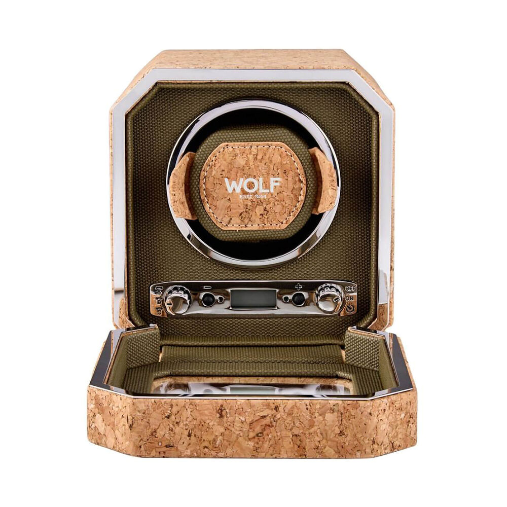 WOLF Cortica Cork Single Watch Winder II